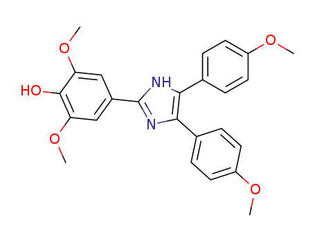 Phenol, 4-[4,5-bis(4-methoxyphenyl)-1H-imidazol-2-yl]-2,6-dimethoxy-
