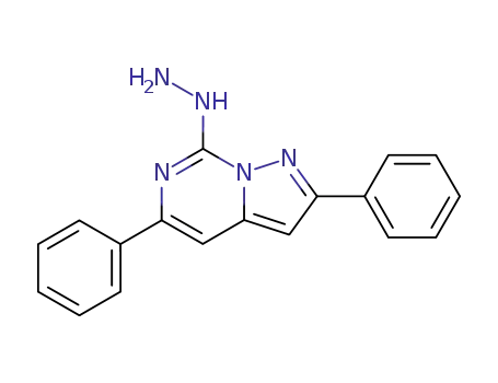 (2,5-Diphenyl-pyrazolo[1,5-c]pyrimidin-7-yl)-hydrazine