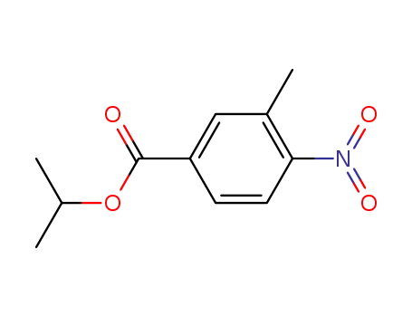 Molecular Structure of 22913-13-9 (3-methyl-4-nitro-benzoic acid isopropyl ester)