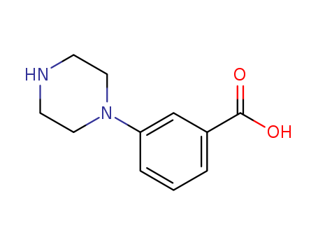 Benzoic acid, 3-(1-piperazinyl)-