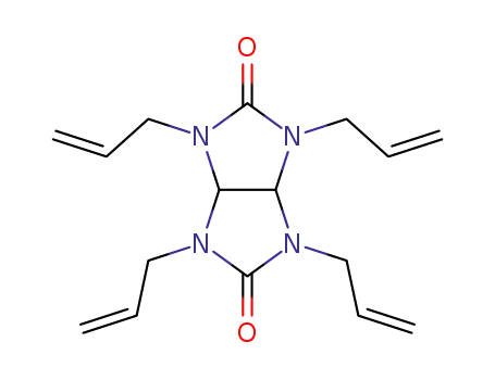 Molecular Structure of 229162-26-9 (1,3,4,6-tetraallyl glycoluril)