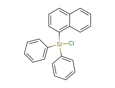 Molecular Structure of 65787-77-1 (Silane, chloro-1-naphthalenyldiphenyl-)