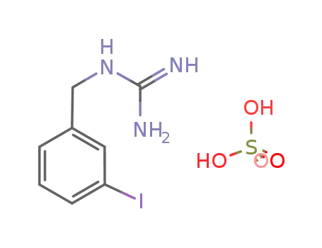 Molecular Structure of 103346-16-3 (3-Iodobenzylguanidinium-sulfate)