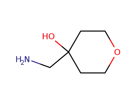 Molecular Structure of 783303-73-1 (4-(aminomethyl)tetrahydro-2H-pyran-4-ol)