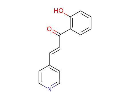 Molecular Structure of 2875-27-6 (2-Propen-1-one, 1-(2-hydroxyphenyl)-3-(4-pyridinyl)-)