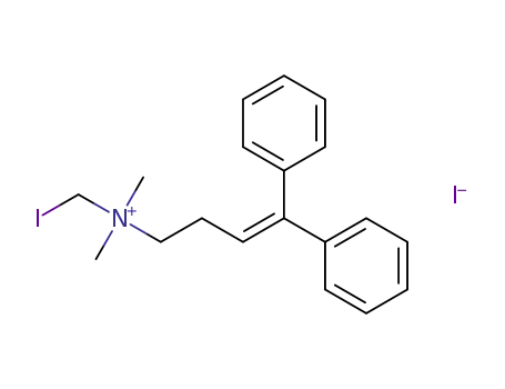 N-iodomethyl-N,N-dimethyl-N-(4,4-diphenylbut-3-en-1-yl)ammonium iodide