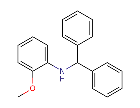 Molecular Structure of 73850-53-0 (N-benzhydryl-2-methoxyaniline)