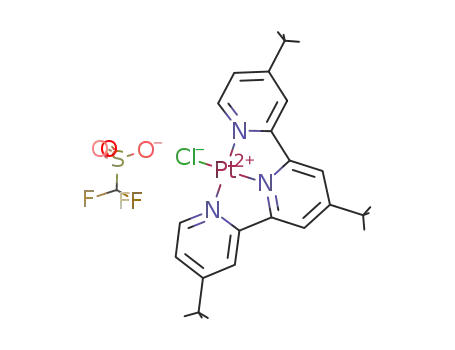 [Pt(4,4’,4’’-tri-tert-butyl-2,2’:6’,2’’-terpyridine)Cl][trifluoromethanesulfonate]