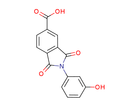 2-(3-HYDROXY-PHENYL)-1,3-DIOXO-2,3-DIHYDRO-1H-ISOINDOLE-5-CARBOXYLIC ACID