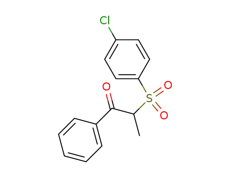 2-(4-Chlorobenzene-1-sulfonyl)-1-phenylpropan-1-one