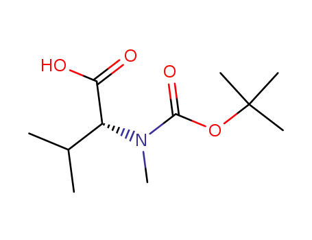Molecular Structure of 89536-85-6 (BOC-D-MEVAL-OH)