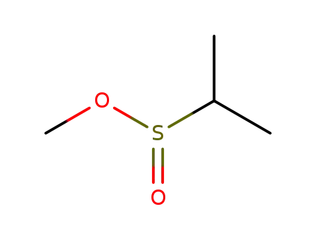 Molecular Structure of 52693-47-7 (Propane-2-sulfinic acid methyl ester)