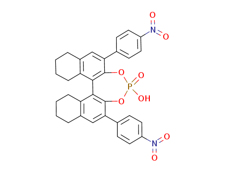 R-3,3'-bis(4-nitrophenyl)-5,5',6,6',7,7',8,8'-octahydro-1,1'-binaphthyl-2,2'-diyl hydrogenphosphate