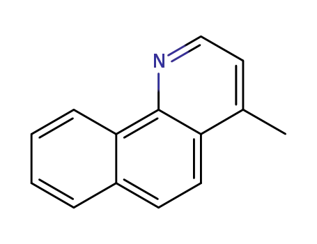 Molecular Structure of 40174-37-6 (4-Methylbenzo[h]quinoline)