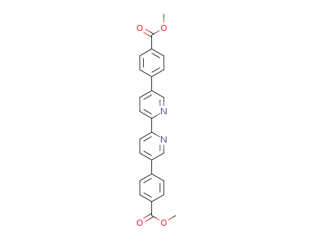 Molecular Structure of 1373759-07-9 (dimethyl (2,2′-bipyridine)-5,5′-dibenzoate)