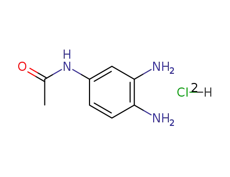 Molecular Structure of 100383-41-3 (1,2-diamino-4-acetamidobenzene dihydrochloride)