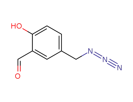 Molecular Structure of 714916-55-9 (5-(azidomethyl)-2-hydroxybenzaldehyde)