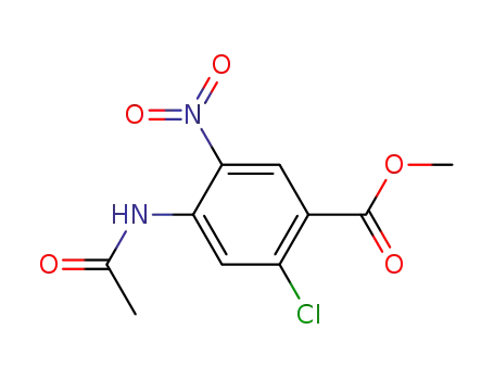 Benzoic acid, 4-(acetylamino)-2-chloro-5-nitro-, methyl ester