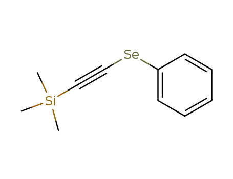 Molecular Structure of 123775-84-8 (trimethyl((phenylselanyl)ethynyl)-silane)