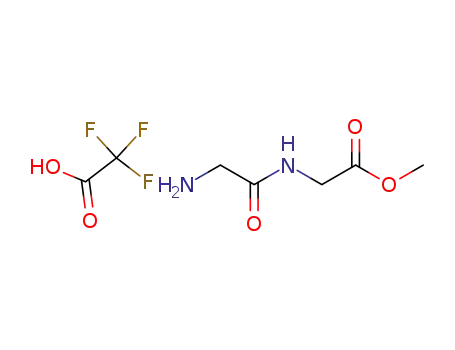 Molecular Structure of 96212-26-9 (glycylglycine methyl ester trifluoroacetic acid salt)