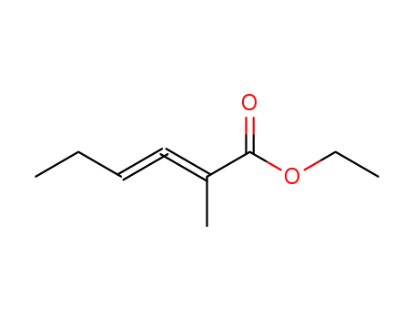 Molecular Structure of 57470-14-1 (2,3-Hexadienoic acid, 2-methyl-, ethyl ester)