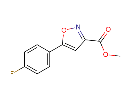 METHYL 5-(4-FLUOROPHENYL)ISOXAZOLE-3-CARBOXYLATE