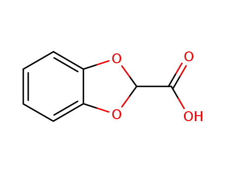 Molecular Structure of 827-81-6 (BENZO[1,3]DIOXOLE-2-CARBOXYLIC ACID)