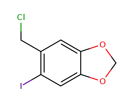 1,3-Benzodioxole, 5-(chloromethyl)-6-iodo-