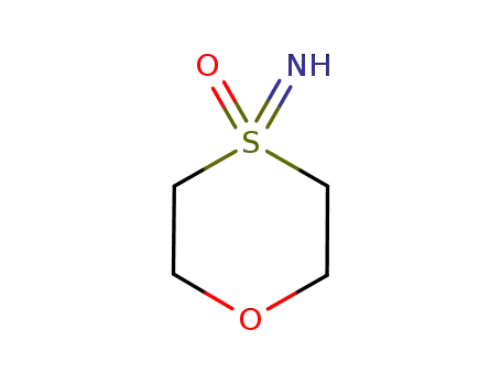Molecular Structure of 708257-15-2 (1,4-Oxathiane, 4,4-dihydro-4-imino-, 4-oxide)