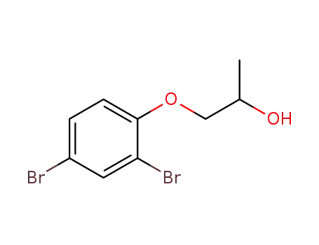 Molecular Structure of 1224246-01-8 ((+/-)-1-(2,4-dibromophenoxy)-2-propanol)