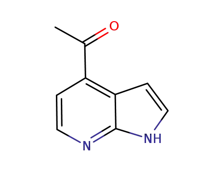 Molecular Structure of 915415-16-6 (4-Acetyl-7-azaindole)