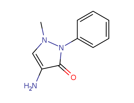 3H-Pyrazol-3-one, 4-amino-1,2-dihydro-1-methyl-2-phenyl-