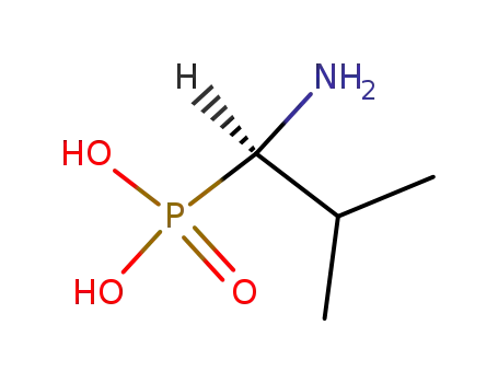 Molecular Structure of 66254-56-6 ((1R)-(+)-(1-AMINO-2-METHYLPROPYL)PHOSPHONIC ACID)