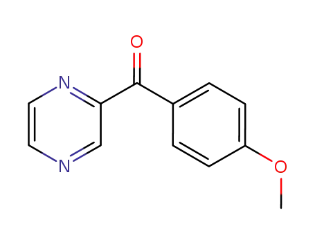 Molecular Structure of 86461-74-7 (Methanone, (4-methoxyphenyl)pyrazinyl-)