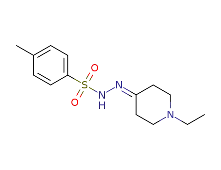 Molecular Structure of 574717-86-5 (N'-(1-ethylpiperidin-4-ylidene)-4-methylbenzenesulfonohydrazide)