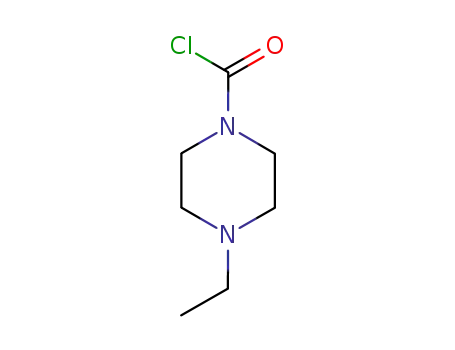 Molecular Structure of 53788-12-8 (4-ETHYL-PIPERAZINE-1-CARBONYL CHLORIDE)