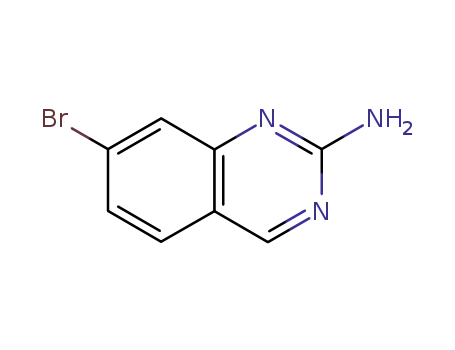 Molecular Structure of 190274-15-8 (2-Amino-7-bromoquinazoline)