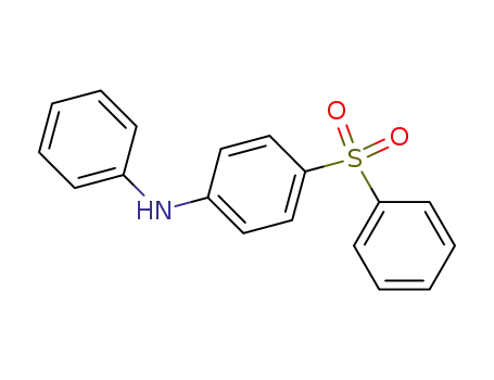 Molecular Structure of 61654-48-6 (Benzenamine, N-phenyl-4-(phenylsulfonyl)-)