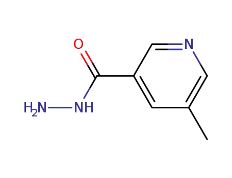 Molecular Structure of 808127-97-1 (5-methylpyridine-3-carbohydrazide)