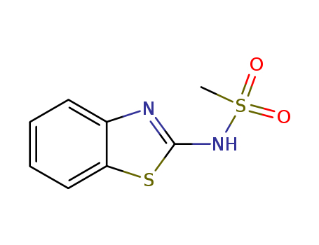 Methanesulfonamide, N-2-benzothiazolyl- cas  35607-92-2