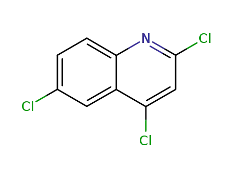 Molecular Structure of 1677-50-5 (2,4,6-Trichloroquinoline)