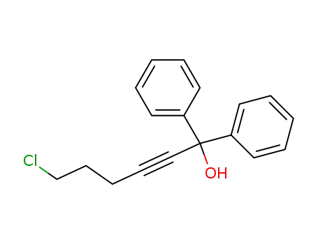 6-chloro-1,1-diphenylhex-2-yn-1-ol