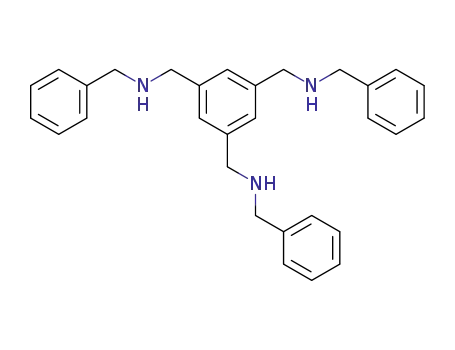 1,3,5-tris<N-(benzylamino)methyl>benzene