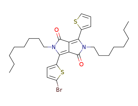 3-(5-Bromothiophen-2-yl)-2,5-dioctyl-6-(thiophen-2-yl)pyrrolo[3,4-c]pyrrole-1,4(2H,5H)-dione