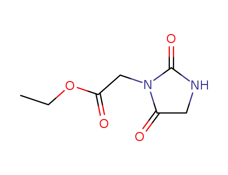 Molecular Structure of 117043-46-6 (ETHYL (2,5-DIOXOIMIDAZOLIDIN-1-YL)ACETATE)