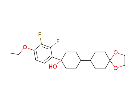 4-(1,4-dioxaspiro[4.5]decan-8-yl)-1-(4-ethoxy-2,3-difluorophenyl)-cyclohexanol