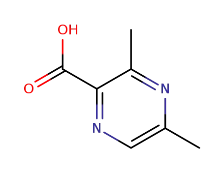 Molecular Structure of 946493-27-2 (3,5-dimethylpyrazine-2-carboxylic acid)