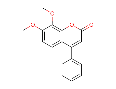 7,8-Dimethoxy-4-phenyl-2H-1-benzopyran-2-one