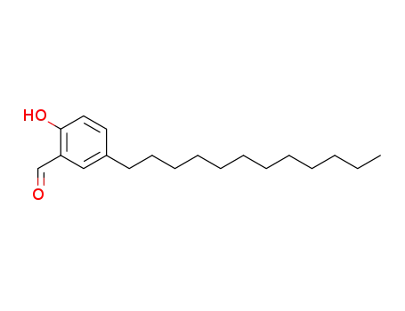 Molecular Structure of 77635-21-3 (Benzaldehyde, 5-dodecyl-2-hydroxy-)