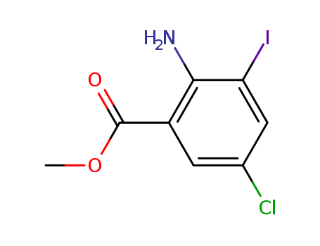 Methyl 2-amino-5-chloro-3-iodobenzoate